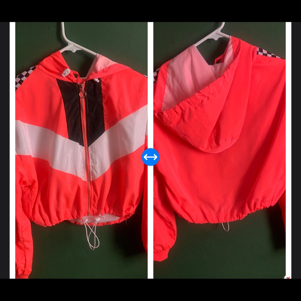 cropped windbreaker